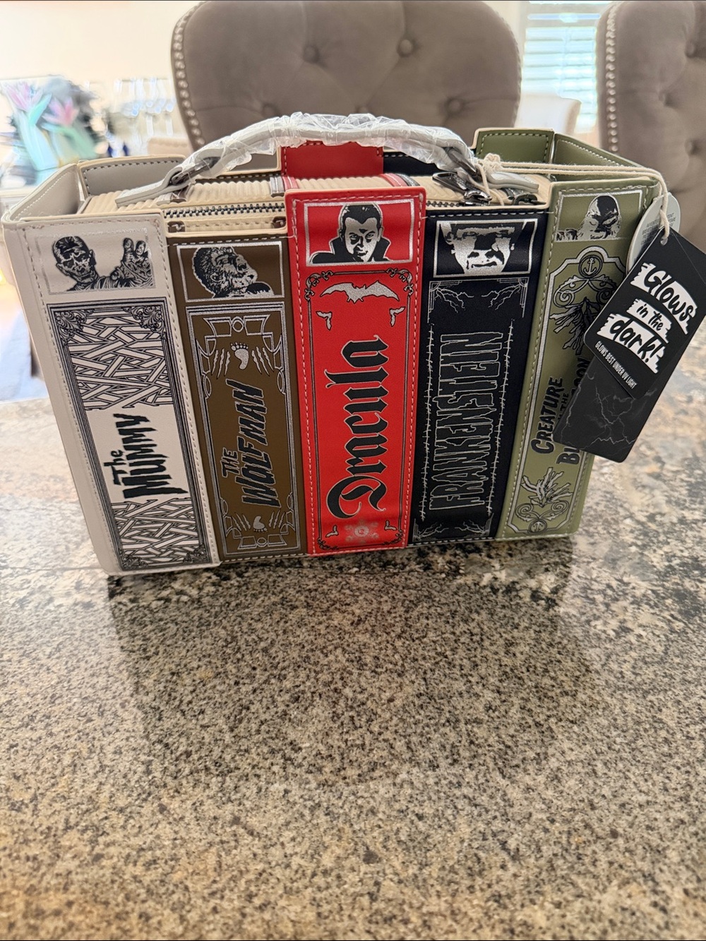 Universal Monsters Exclusive Books Collection Glow Crossbody Bag